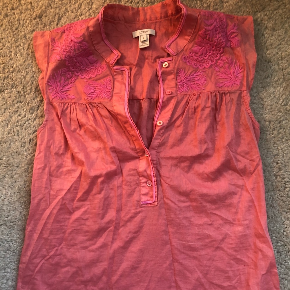 Jcrew sleeveless top